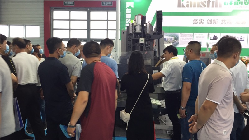 Qunzhi attent Qingdao international machine tool exhibitional